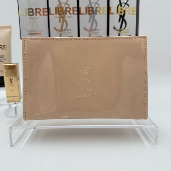 YSL Libre Gift Set x8 pc Yves Saint Laurent Lipstick Lotion EDP Mini Beauty Bag - Picture 8 of 9